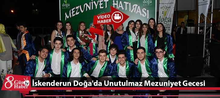 İskenderun Doğa’da Unutulmaz Mezuniyet Gecesi